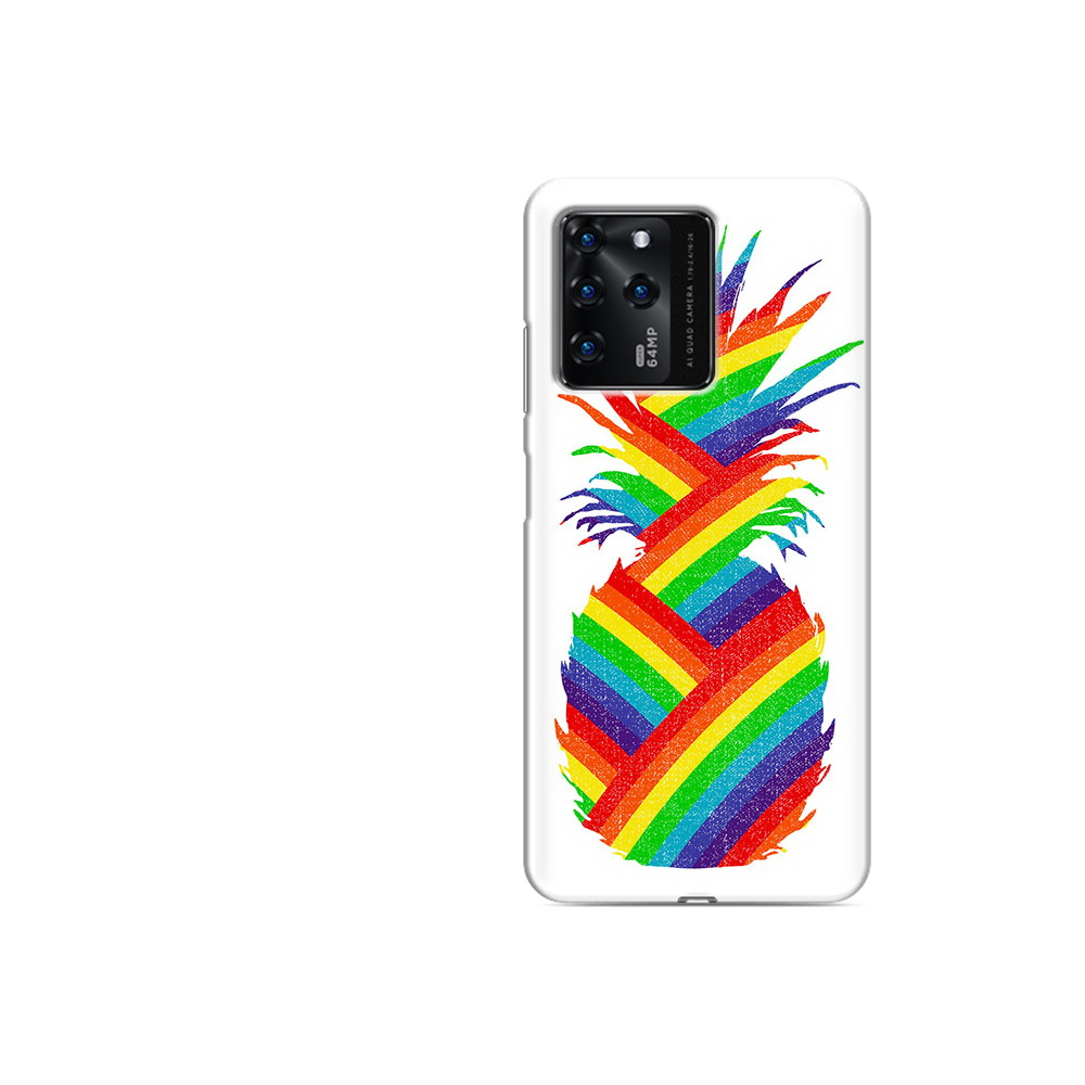 Чехол MyPads Tocco для ZTE V30 радужный ананас (PT226947.476.566)