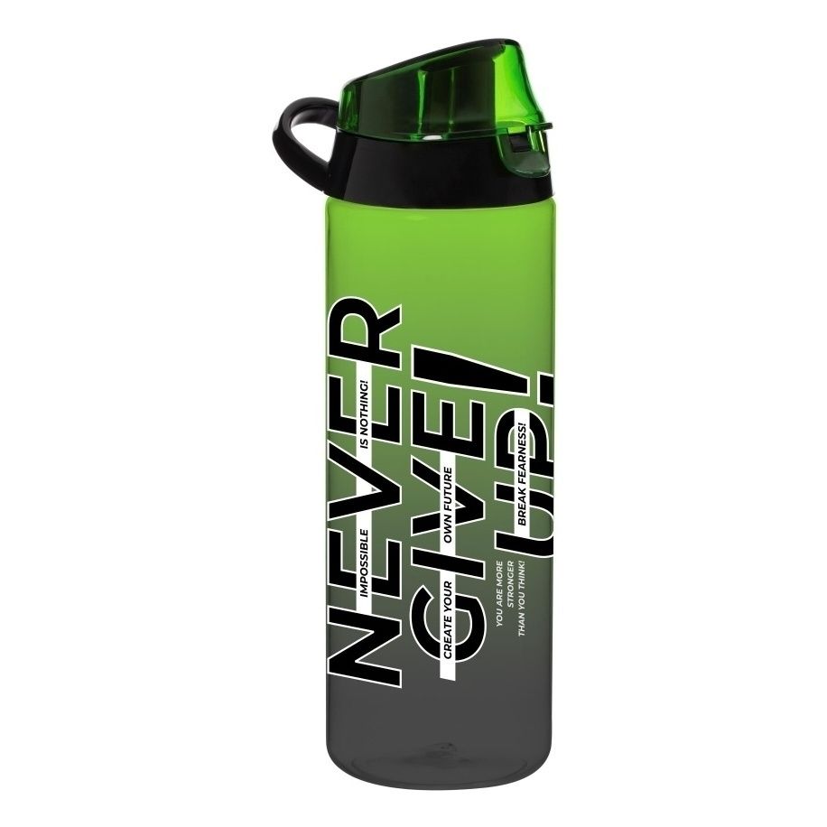 Бутылка для воды Herevin Never give up 750 мл