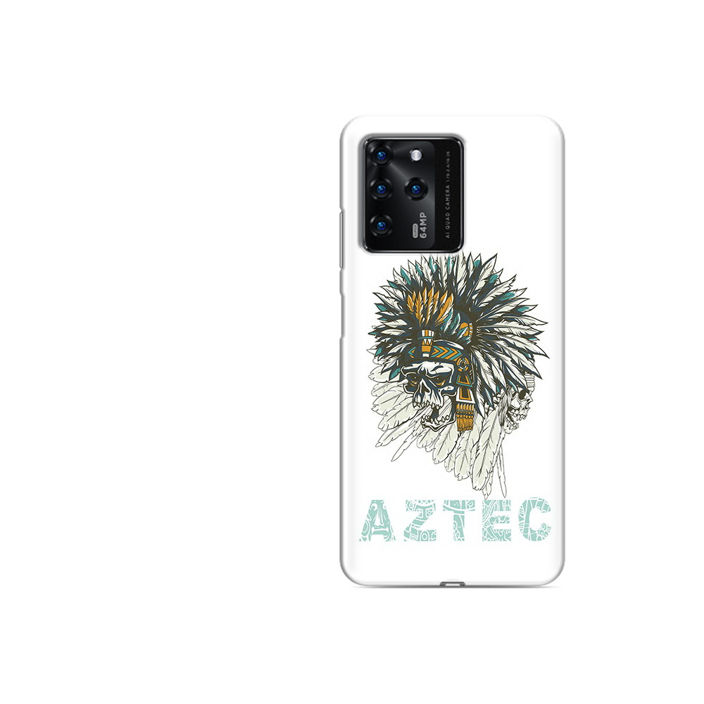 

Чехол MyPads Tocco для ZTE V30 скелет индеец (PT226947.476.602), Прозрачный, Tocco