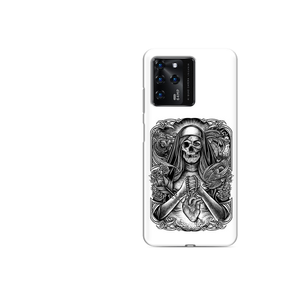 Чехол MyPads Tocco для ZTE V30 скелет с сердцем (PT226947.476.603)