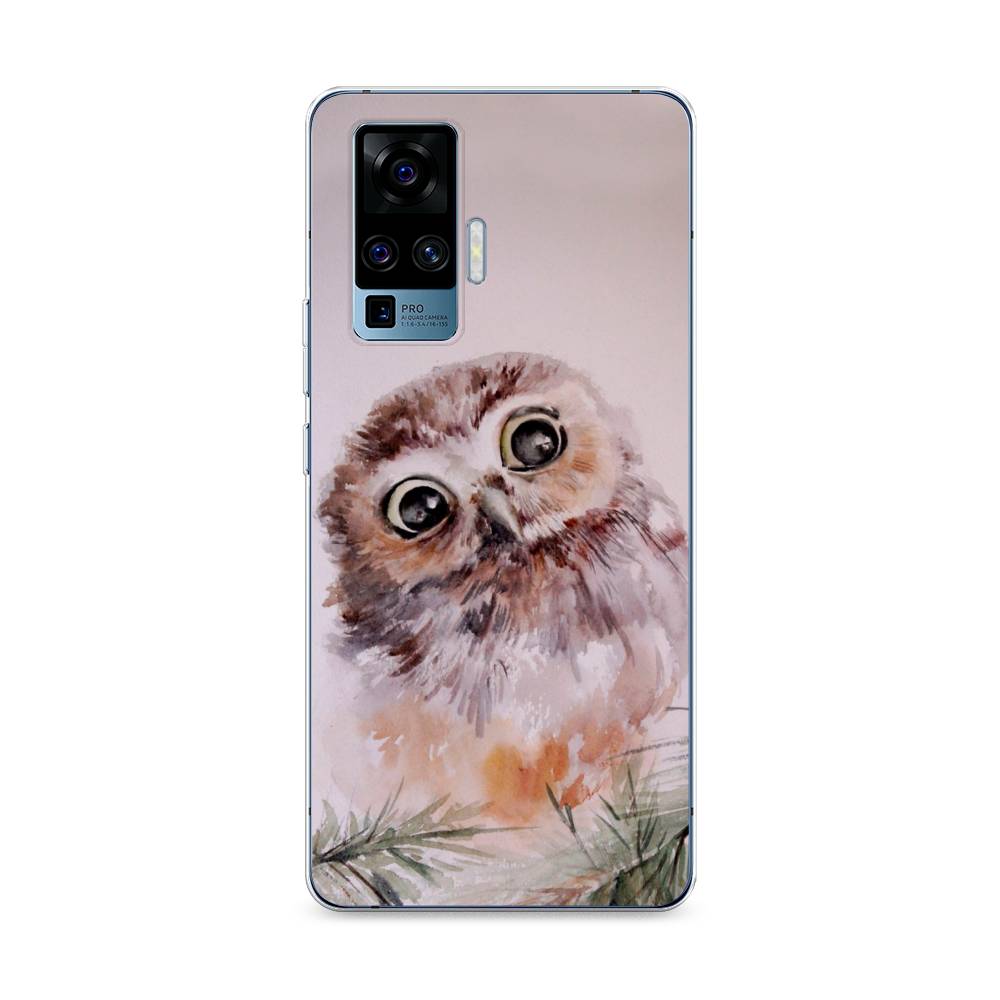 

Чехол Awog на Vivo X50 Pro "Сова на розовом", Разноцветный, 262350-1