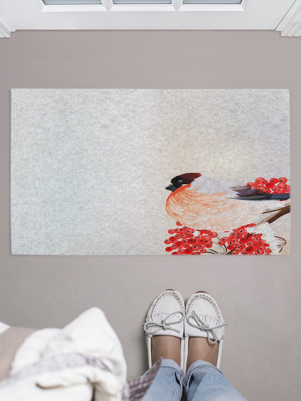 

Придверный коврик в прихожую для обуви, на резиновой основе, 75x45 см door_38366 JoyArty