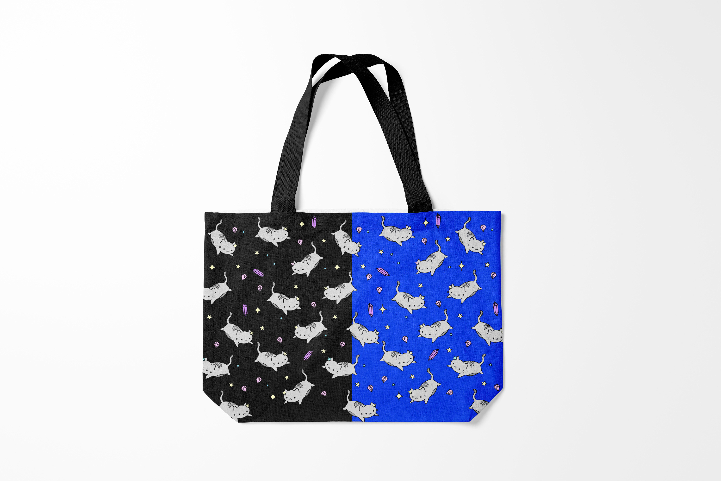 

Сумка шoппер унисекс Burnettie Коты и кошки КИСЫ, черный; синий, Коты и кошки КИСЫ