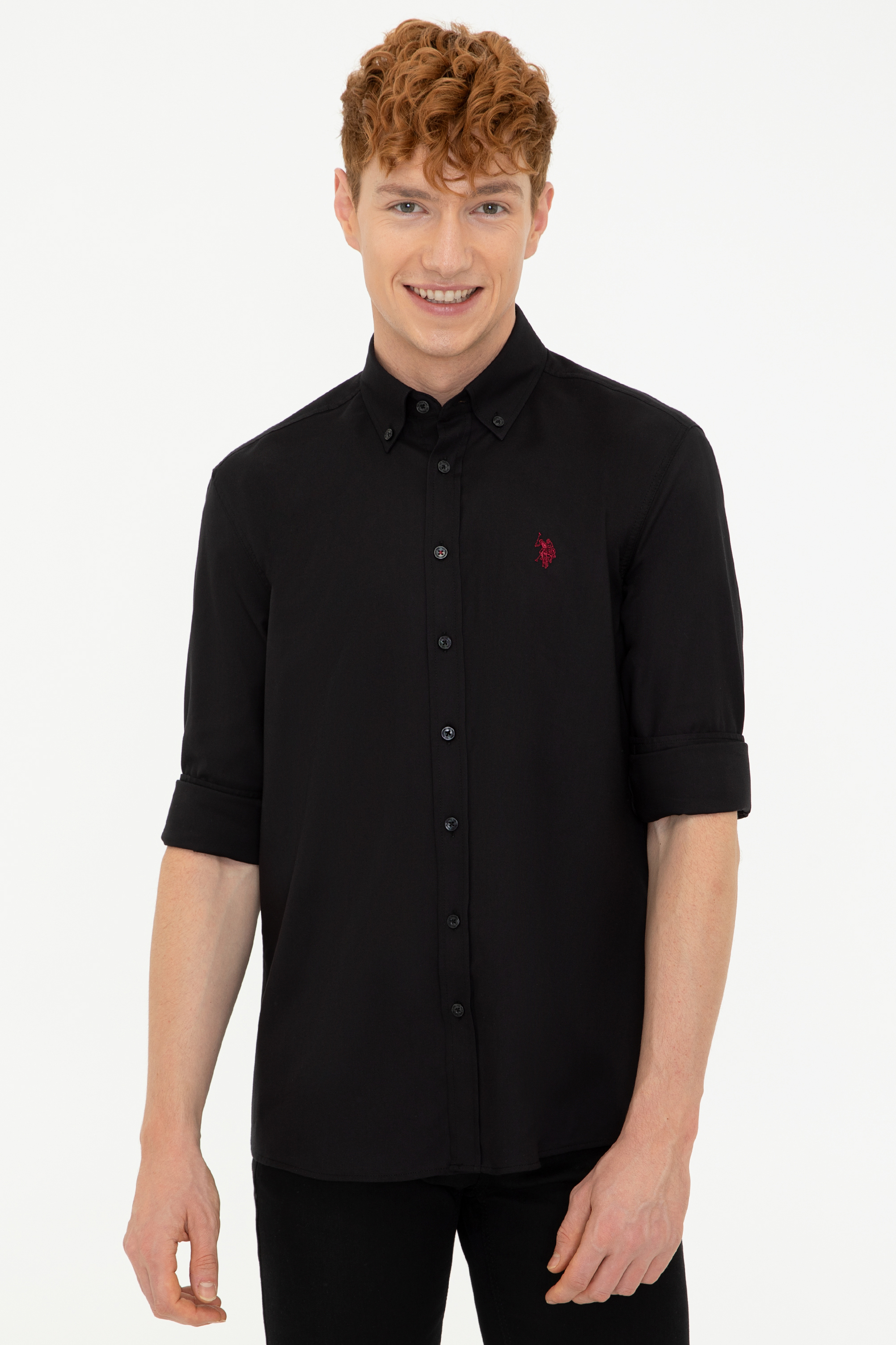 

Рубашка мужская U.S. POLO Assn. G081SZ0040CEDROREG021K черная XL, G081SZ0040CEDROREG021K