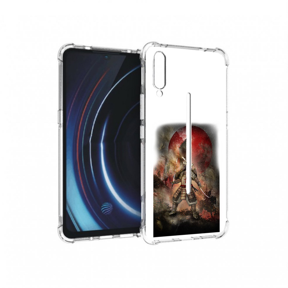 

Чехол MyPads Tocco для Vivo iQOO китайскийвоин (PT226955.389.388), Прозрачный, Tocco
