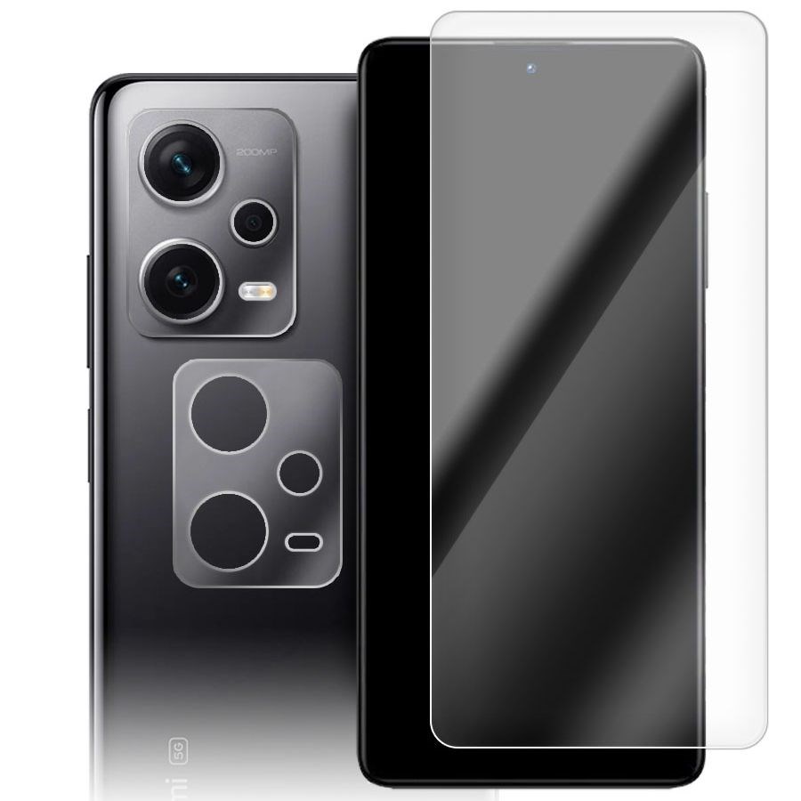 

Стекло защитное гибридное для Xiaomi Redmi Note 12 Pro Plus + защита камеры (2 шт.)