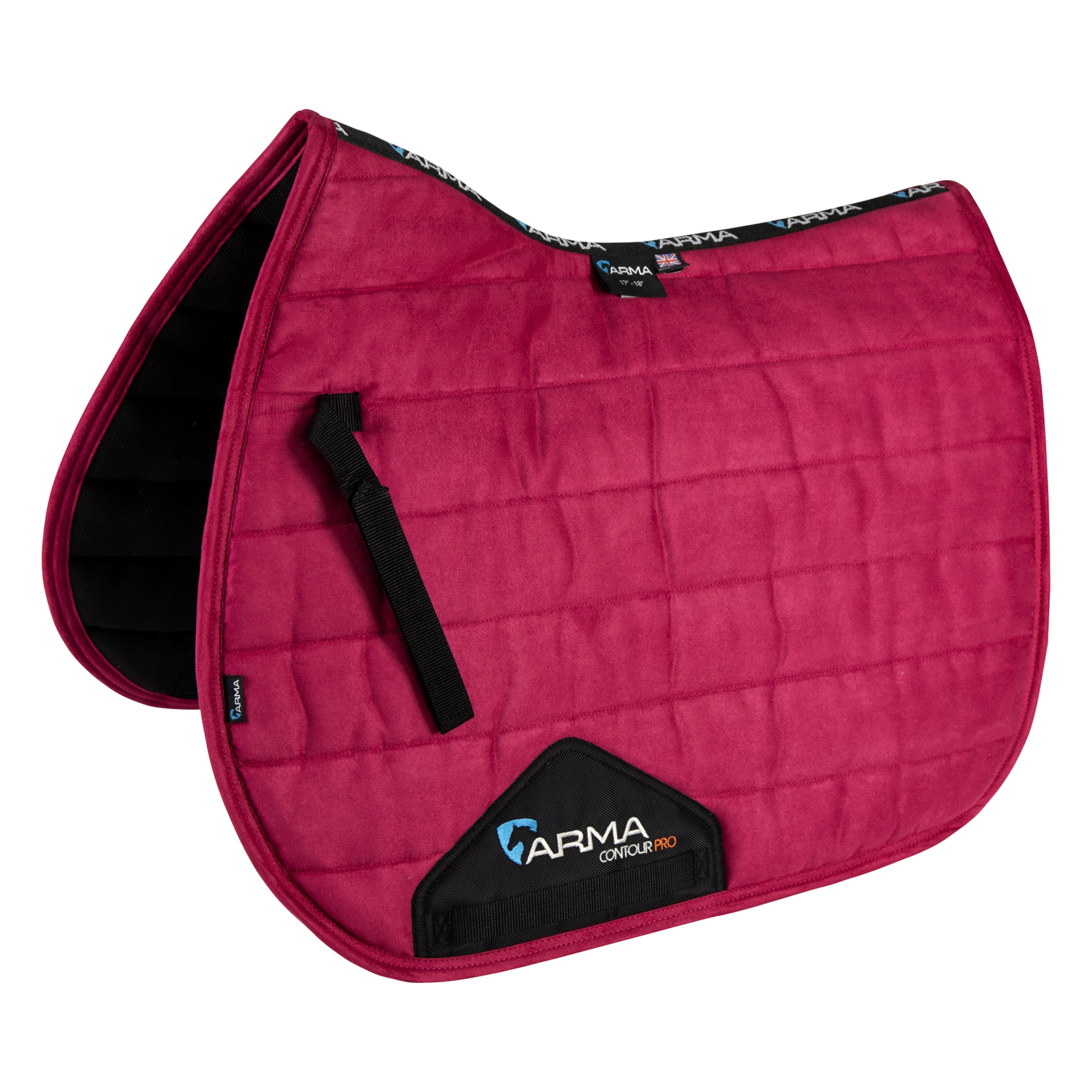

Вальтрап для лошади SHIRES High comfort, 17''-18'', малиновый, Розовый