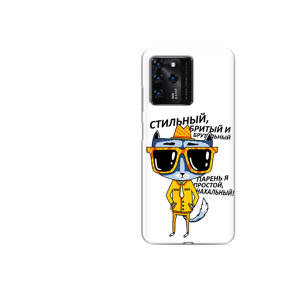 

Чехол MyPads Tocco для ZTE V30 стильный кот (PT226947.476.625), Прозрачный, Tocco