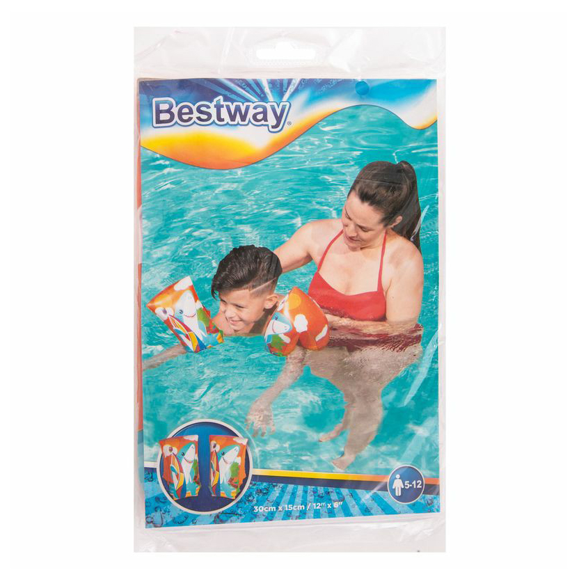 фото Нарукавники bestway aquatic life для плавания 30 х 15 см 2 шт