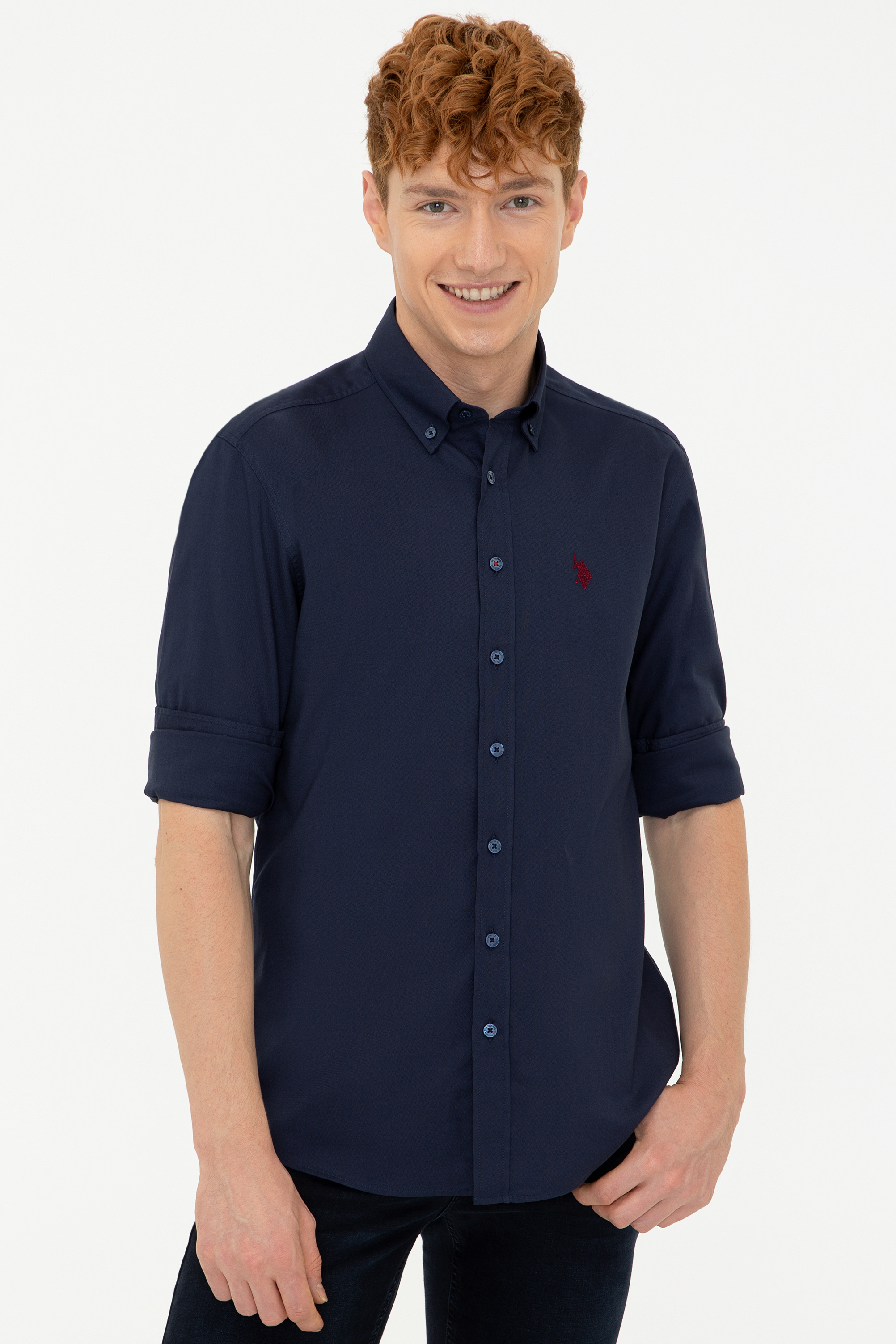 

Рубашка мужская U.S. POLO Assn. G081SZ0040CEDRO021K синяя XL, G081SZ0040CEDRO021K
