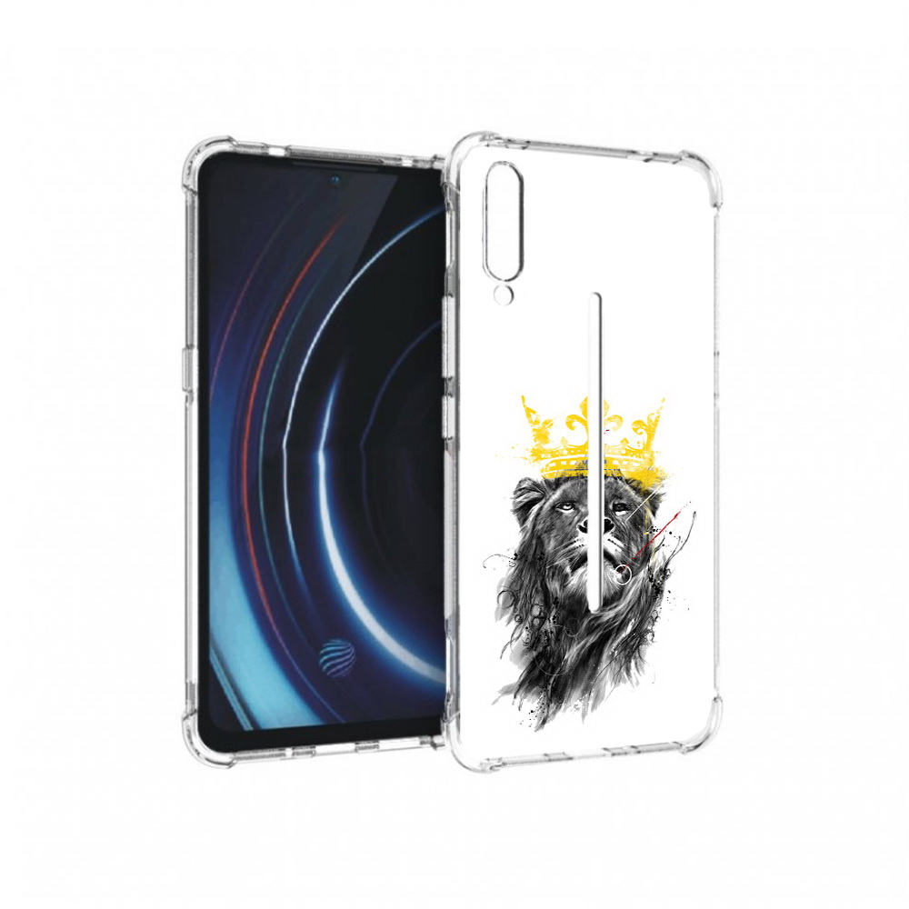 

Чехол MyPads Tocco для Vivo iQOO король-лев (PT226955.389.391), Прозрачный, Tocco