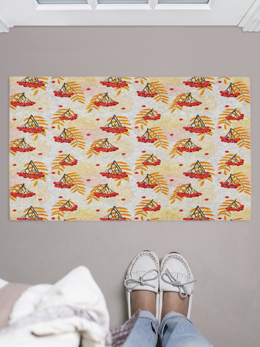 

Придверный коврик в прихожую для обуви, на резиновой основе, 75x45 см door_38392 JoyArty