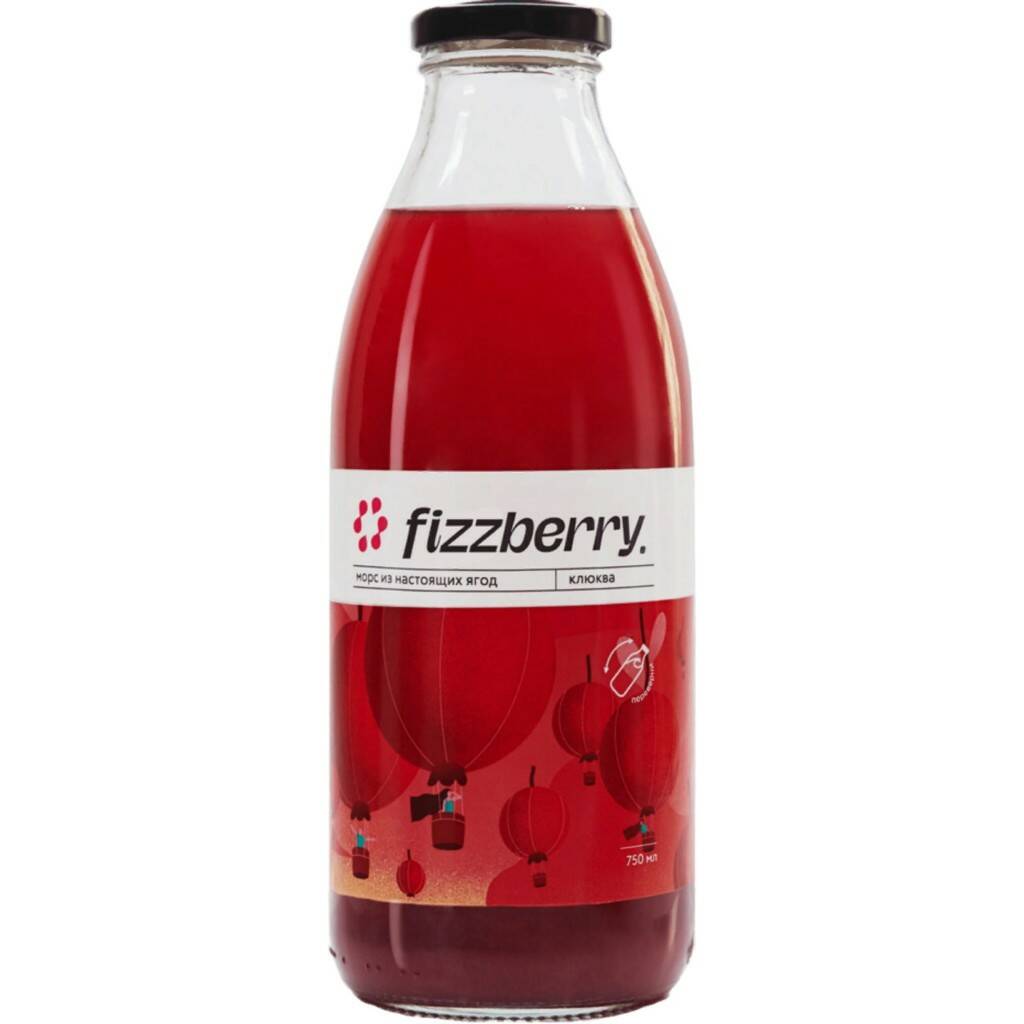 

Морс Fizzberry клюква 0,75 л