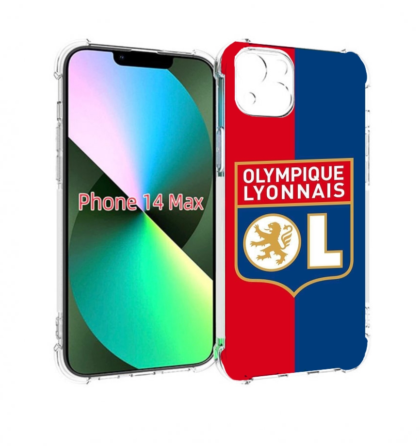 

Чехол MyPads фк лион эмблема для iPhone 14 Plus (6.7), Прозрачный, Tocco