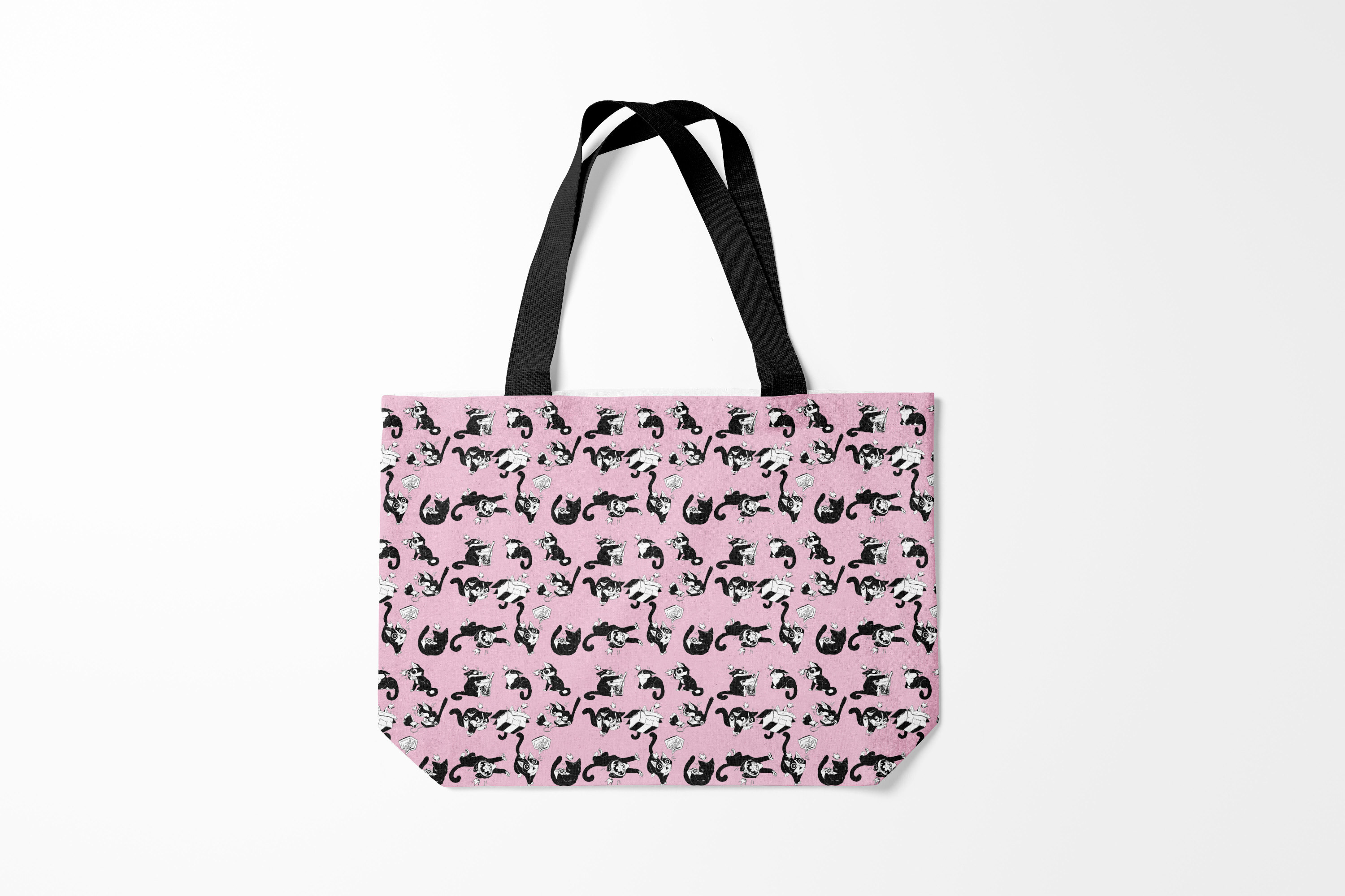 

Сумка шoппер унисекс Burnettie Коты и кошки Без кота жизнь не та, розовый, Коты и кошки Без кота жизнь не та