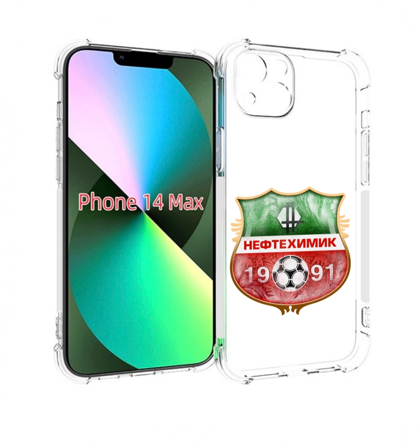 

Чехол MyPads фк нефтехимик нижнекамск для iPhone 14 Plus (6.7), Прозрачный, Tocco