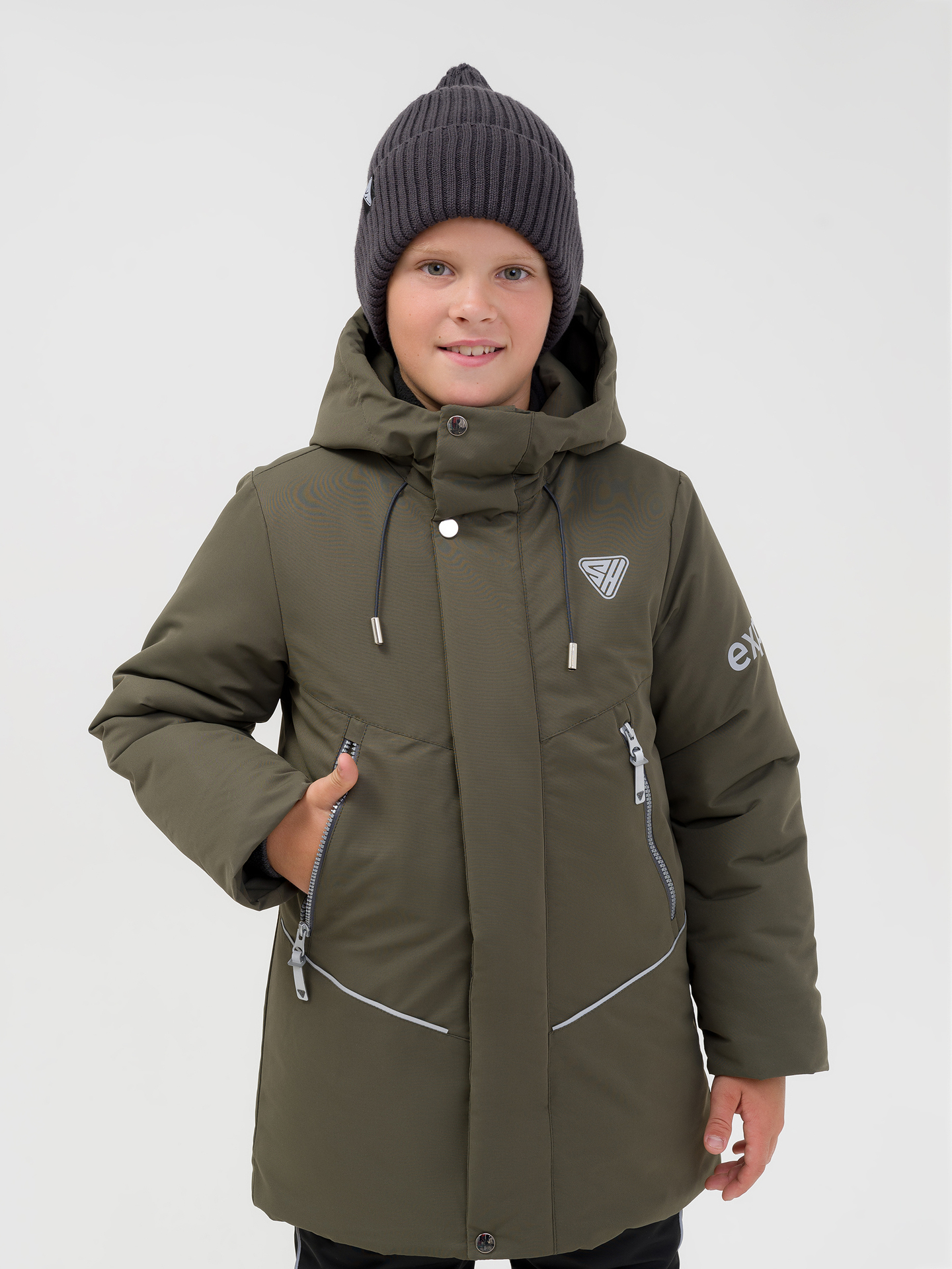 

Куртка детская Sherysheff З22058, олива, 170, Хаки, З22058