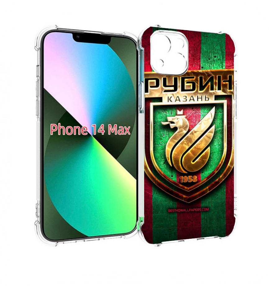 

Чехол MyPads фк рубин казань для iPhone 14 Plus (6.7), Прозрачный, Tocco
