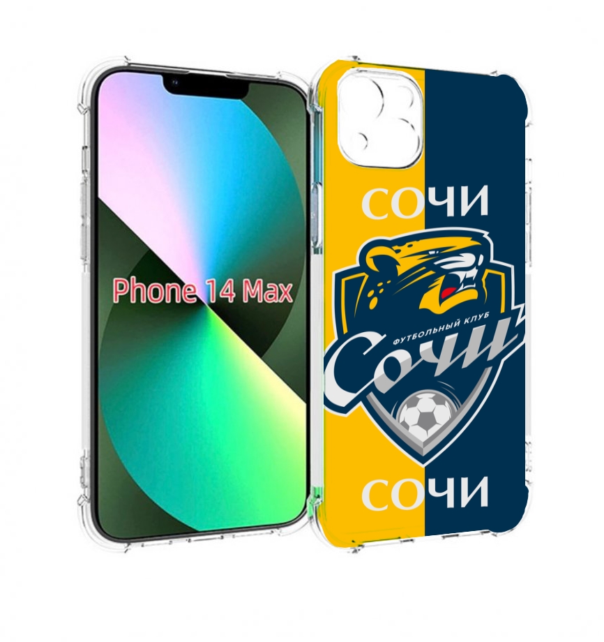 

Чехол MyPads фк сочи для iPhone 14 Plus (6.7), Прозрачный, Tocco
