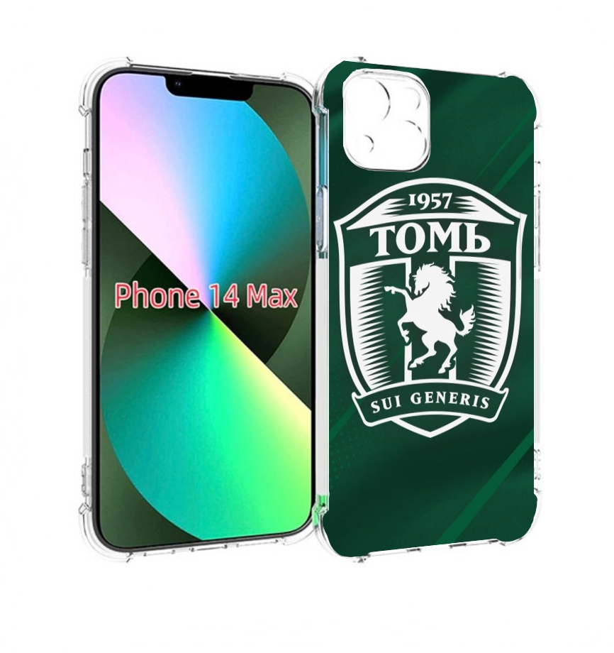 

Чехол MyPads фк томь томск для iPhone 14 Plus (6.7), Прозрачный, Tocco