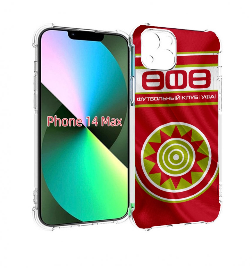 

Чехол MyPads фк уфа для iPhone 14 Plus (6.7), Прозрачный, Tocco