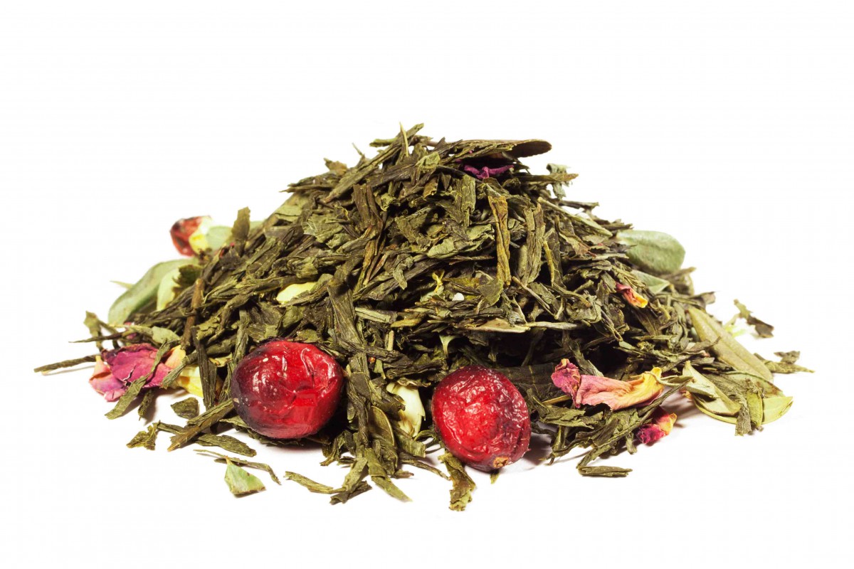 Чай Gutenberg зелёный ароматизированный Брусника 500 гр