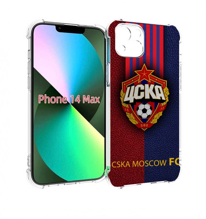 

Чехол MyPads фк цска для iPhone 14 Plus (6.7), Прозрачный, Tocco