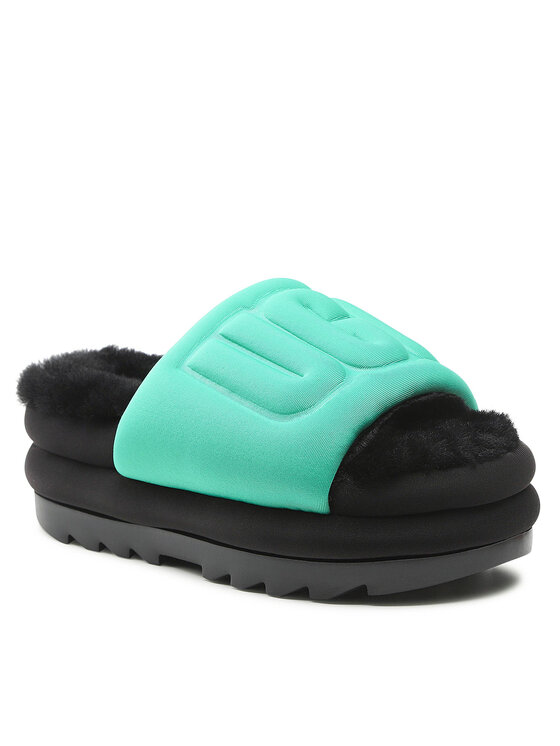 

Шлепанцы W Maxi Graphic Slide 1131992 Ugg Зеленый 41 EU, W Maxi Graphic Slide 1131992
