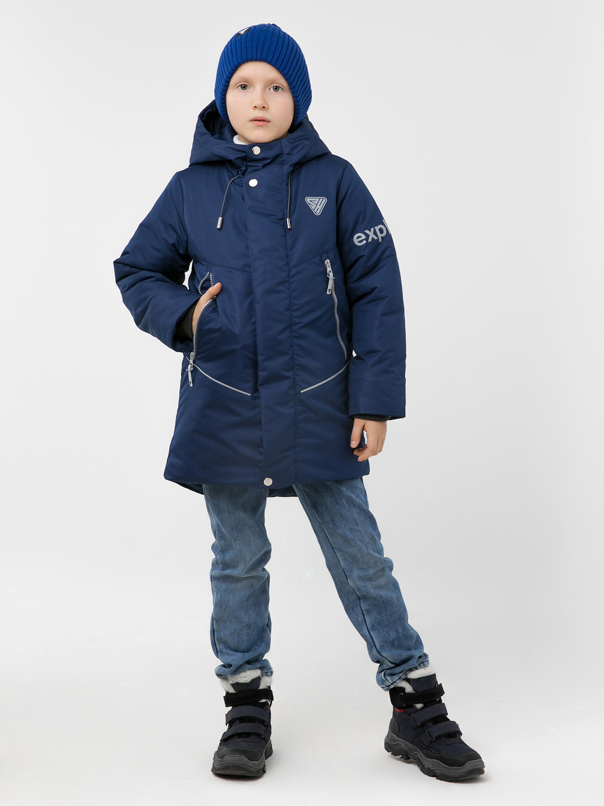 Куртка детская Sherysheff З22058, темно-синий, 170