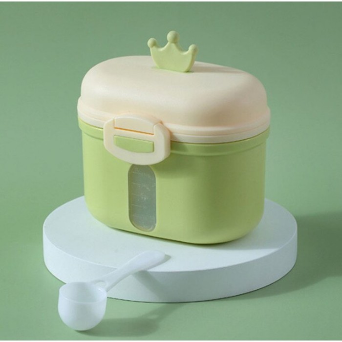 Контейнер для хранения детского питания «Корона», 240 гр., цвет зеленый