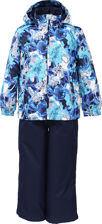 

Комплект демисезонный Huppa Yoko 82286, navy pattern/ navy р.86, Синий, 41190004