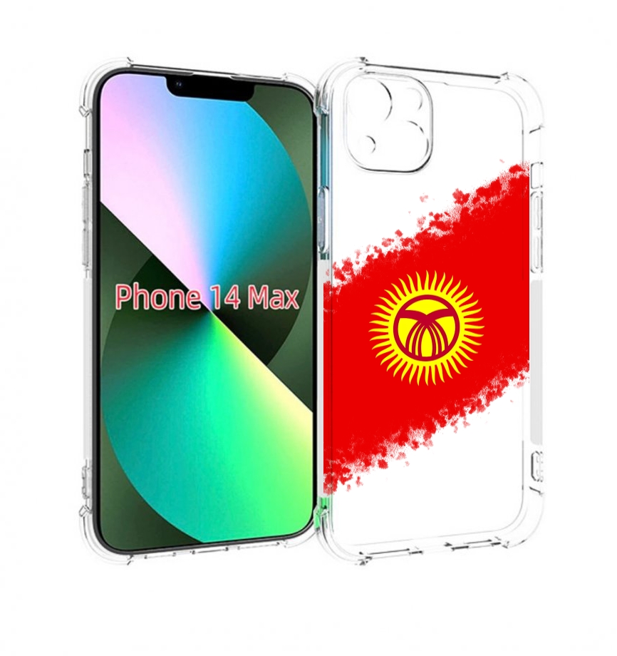 

Чехол MyPads флаг Киргизии для iPhone 14 Plus (6.7), Прозрачный, Tocco