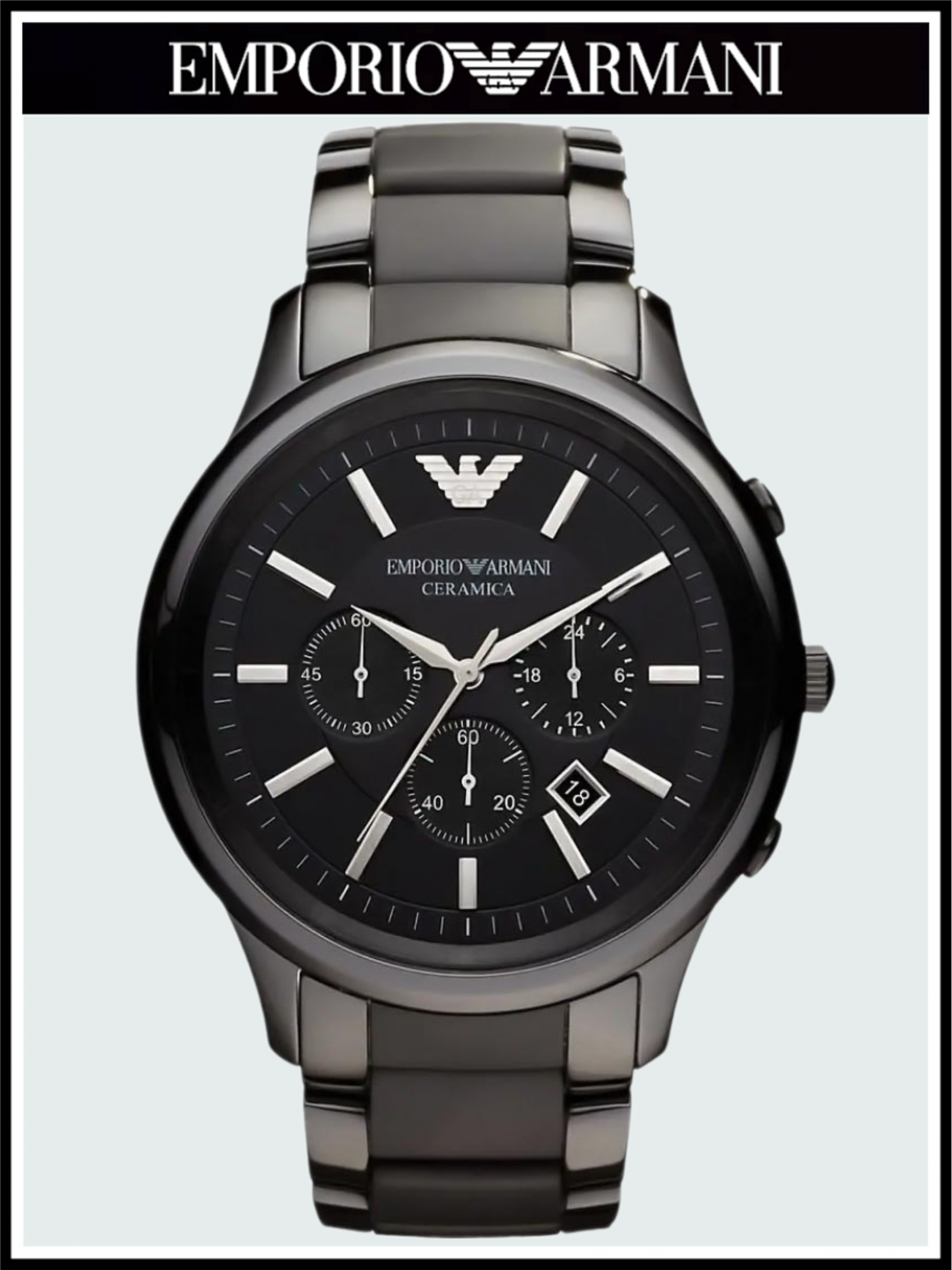 

Наручные часы мужские Emporio Armani A1451R черные, A1451R