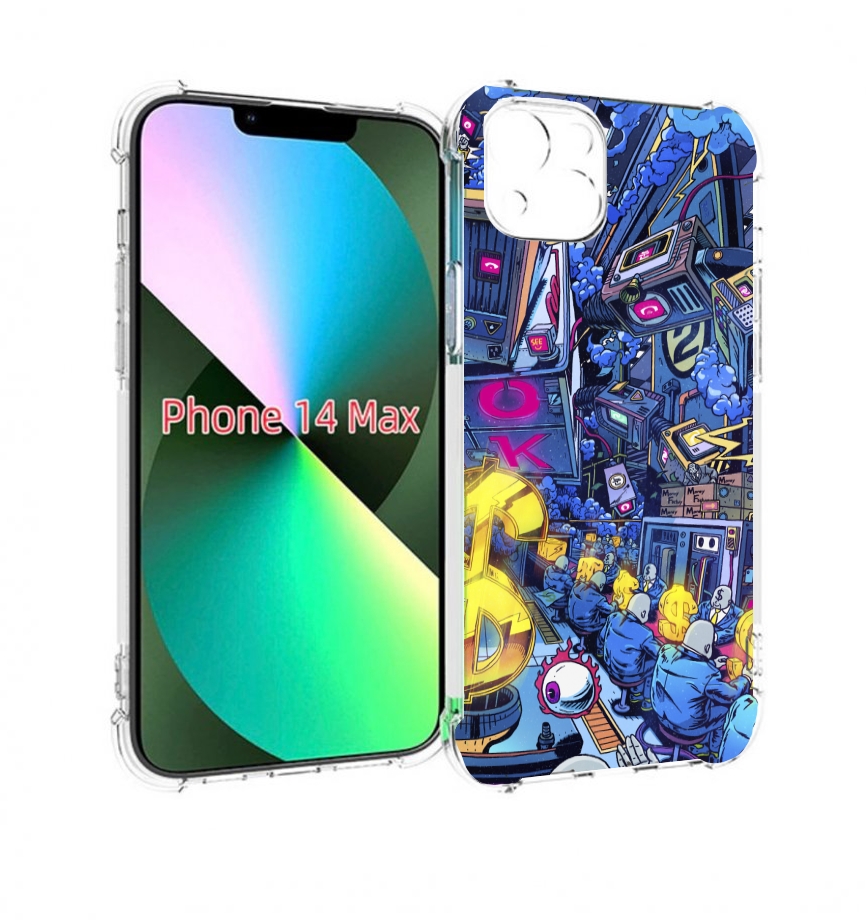 

Чехол MyPads футуристичная картинка для iPhone 14 Plus (6.7), Прозрачный, Tocco