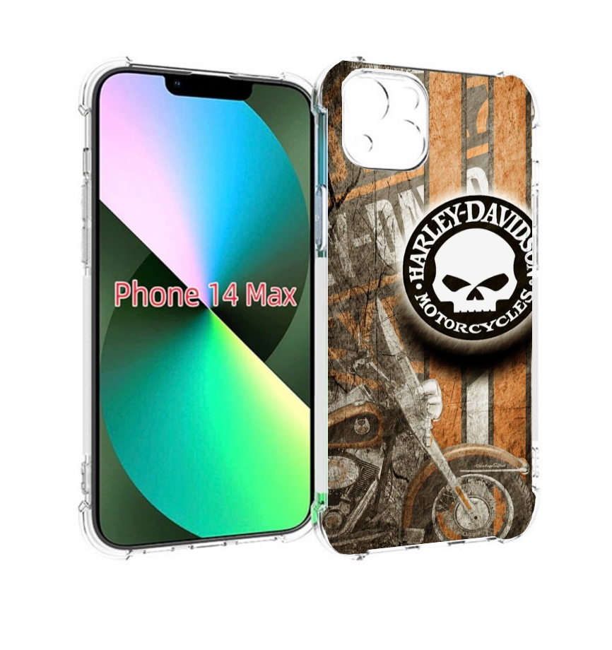 

Чехол MyPads харлеи девидсон для iPhone 14 Plus (6.7), Прозрачный, Tocco