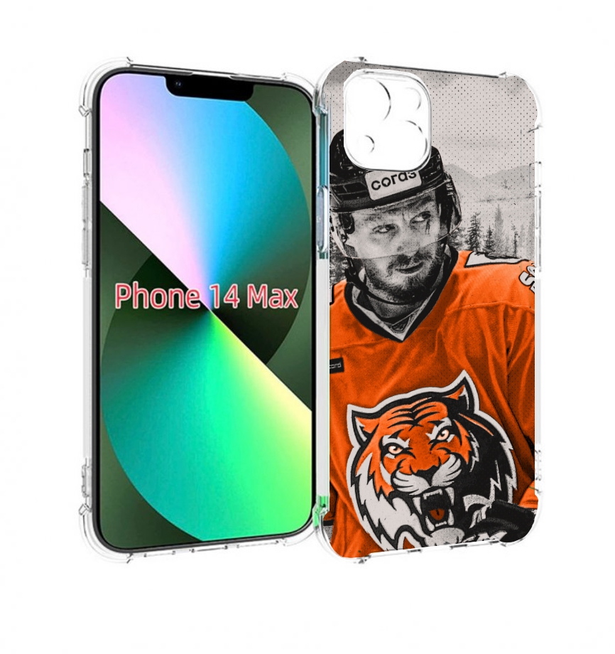 

Чехол MyPads хк амур мужской для iPhone 14 Plus (6.7), Прозрачный, Tocco