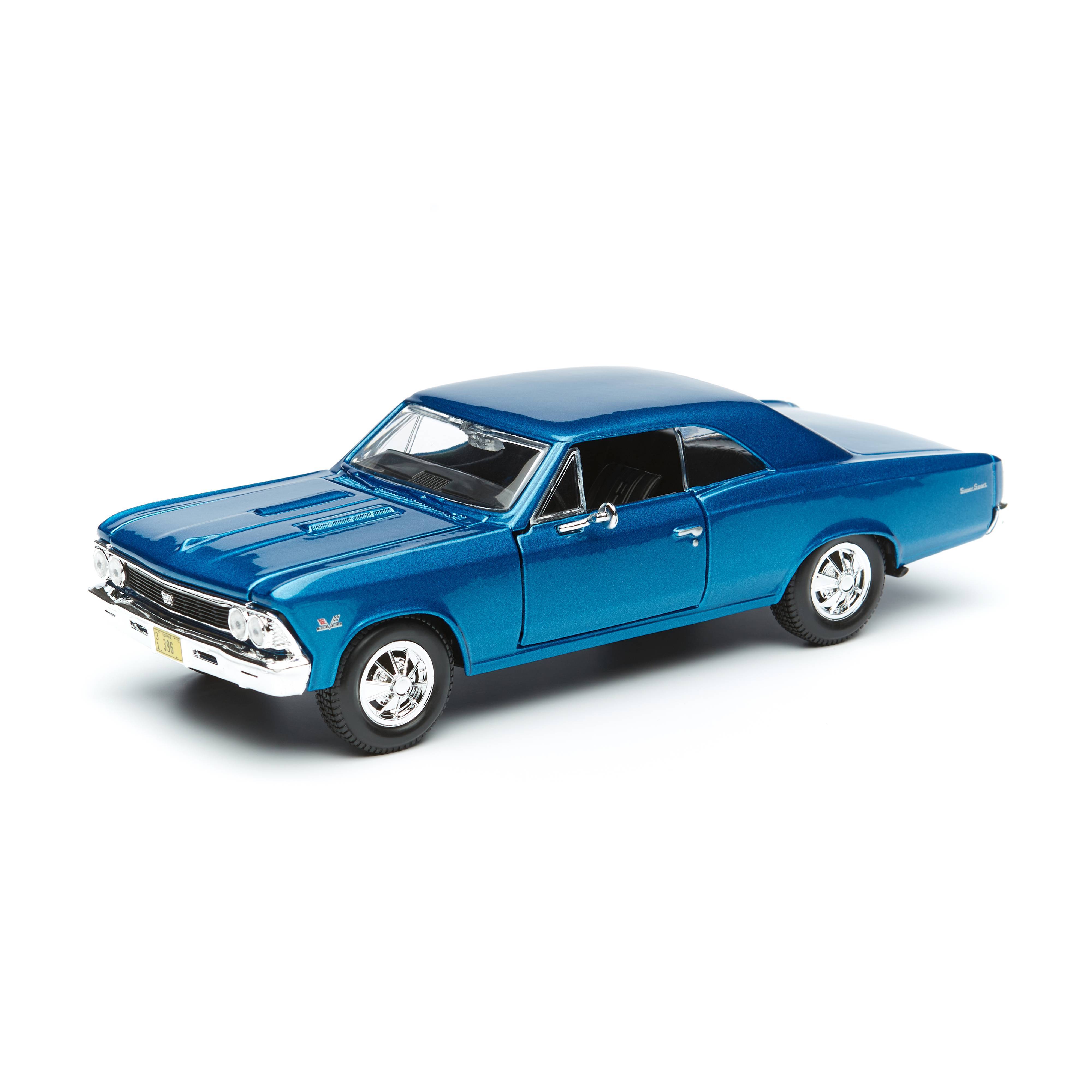 Машинка Maisto Chevrolet Chevelle SS 396, 1:24 голубой металик 1 18 scale maisto 2018 hd cvo road glide custom tour riders bike diecast motorcycle vehicle toy motorbike model kids hobby gift