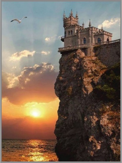 

Милато Алмазная вышивка Ласточкино гнездо Diy-SP-327, 30x40 см