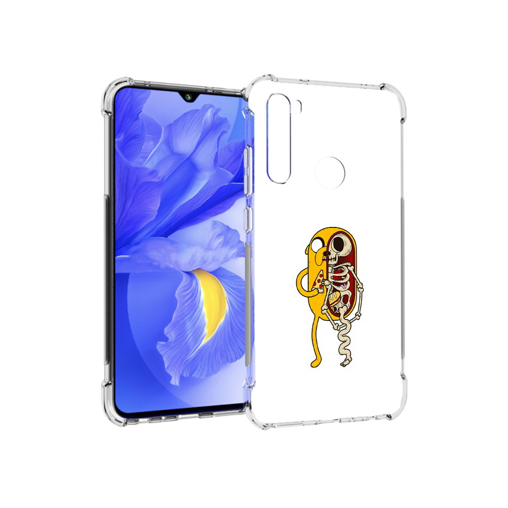 

Чехол MyPads Tocco для Xiaomi Redmi Note 8T Джейк скелет (PT140720.278.64), Прозрачный, Tocco