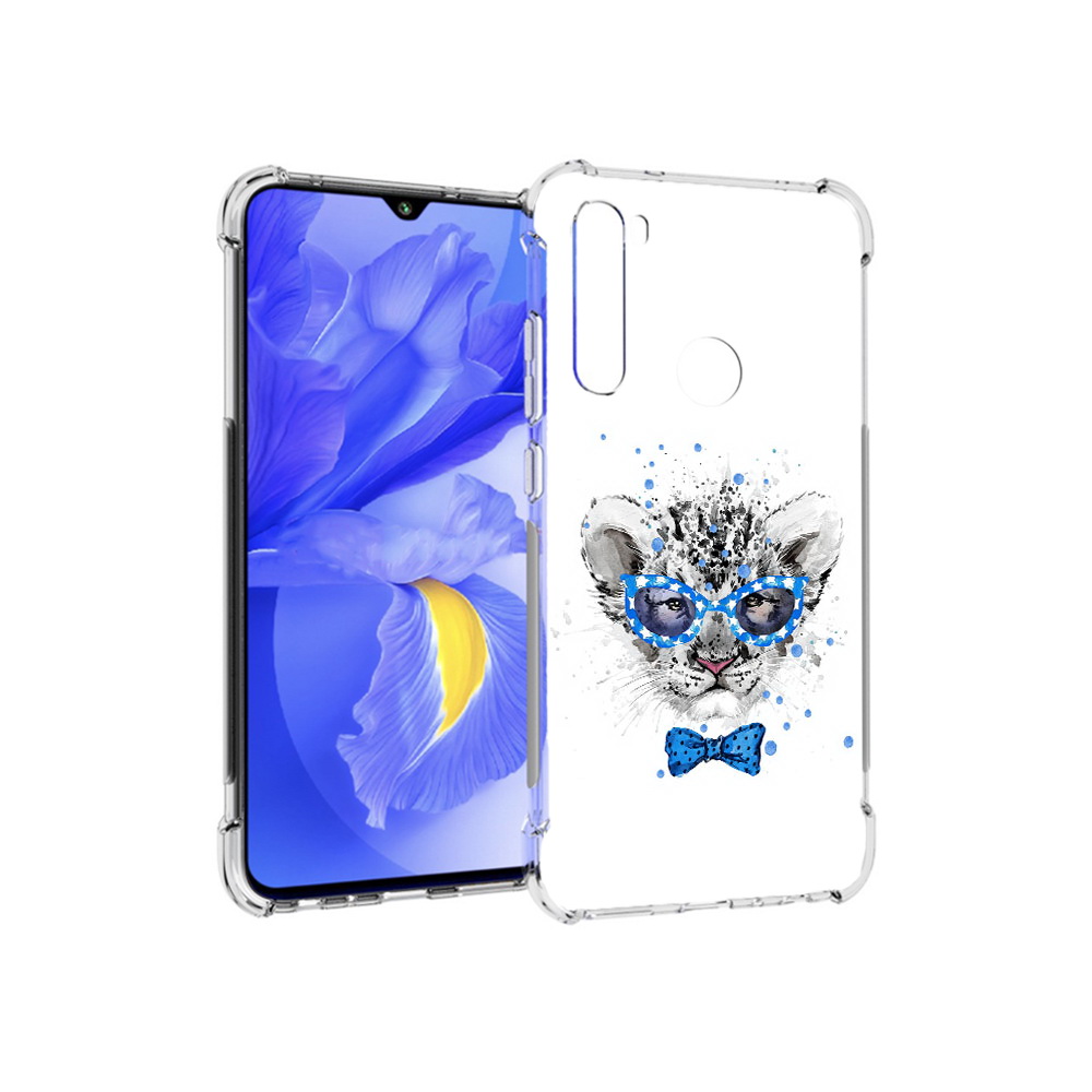 

Чехол MyPads Tocco для Xiaomi Redmi Note 8T тигренок с бабочкой (PT140720.278.642), Прозрачный, Tocco