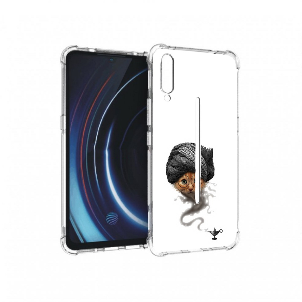 

Чехол MyPads Tocco для Vivo iQOO кот джин (PT226955.389.398), Прозрачный, Tocco