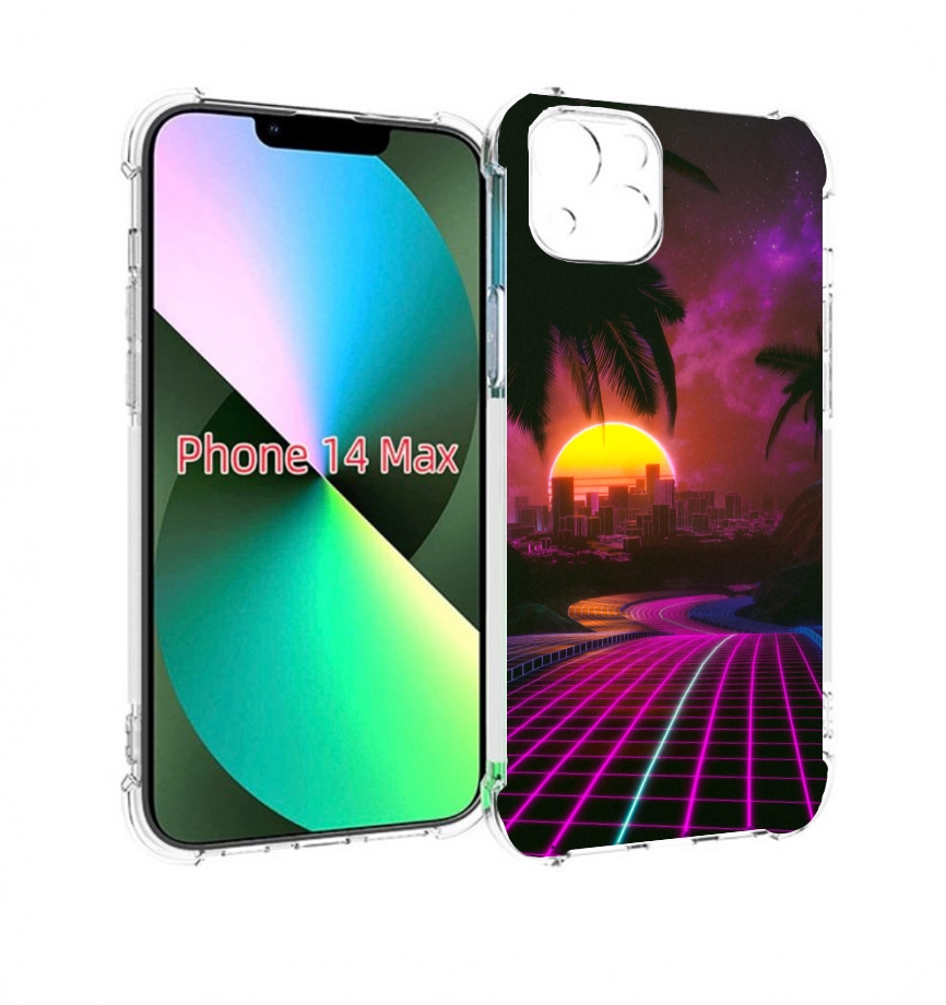 

Чехол MyPads хотлайнмайами 2 для iPhone 14 Plus (6.7), Прозрачный, Tocco