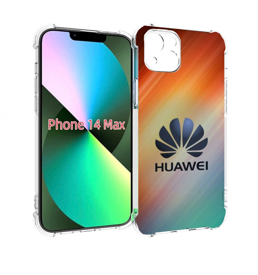 

Чехол MyPads хуавей на фоне сияния для iPhone 14 Plus (6.7), Прозрачный, Tocco