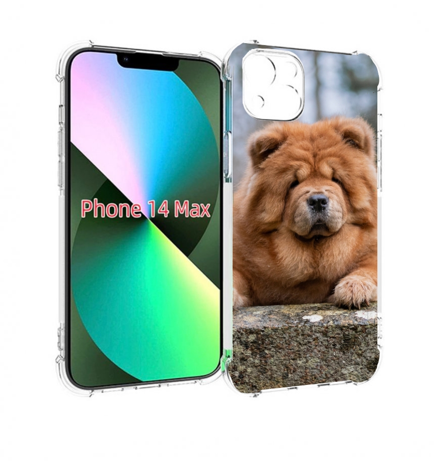 

Чехол MyPads чау чау для iPhone 14 Plus (6.7), Прозрачный, Tocco