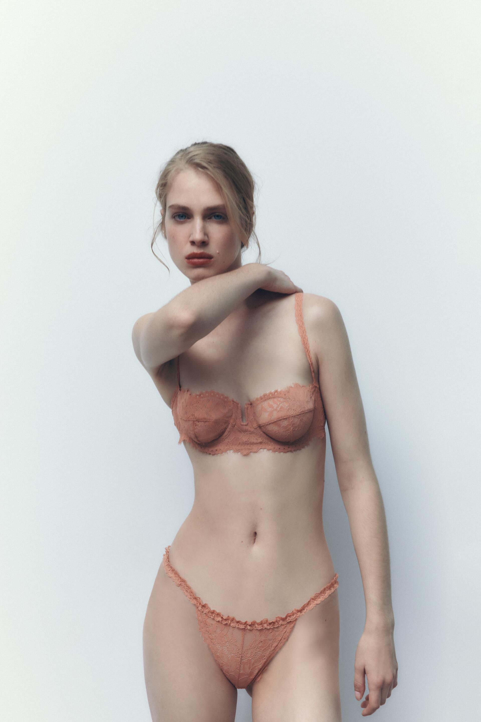 

Бюстгальтер женский ZARA 01918762 розовый 75D (доставка из-за рубежа), 01918762