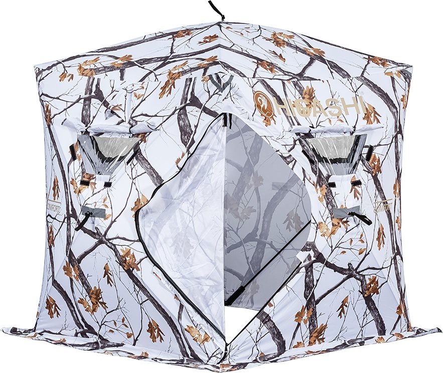 фото Зимняя палатка куб higashi winter camo comfort