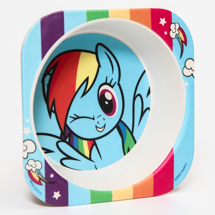 

Миска детская из бамбука "Рэйнбоу Дэш" My Little Pony, My Little Pony
