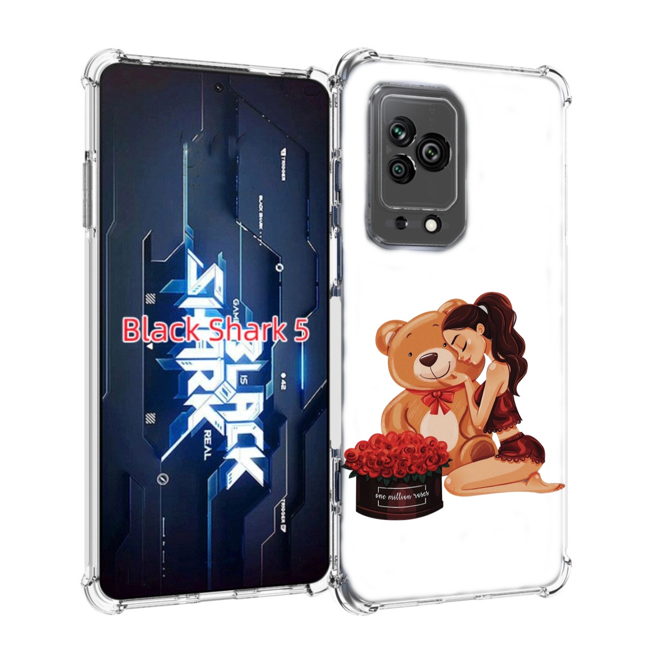 Чехол MyPads девушка-с-подарками женский для Xiaomi Black Shark 5 Tocco