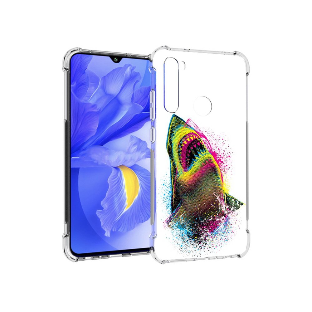 

Чехол MyPads Tocco для Xiaomi Redmi Note 8T челюсти-2 (PT140720.278.674), Прозрачный, Tocco
