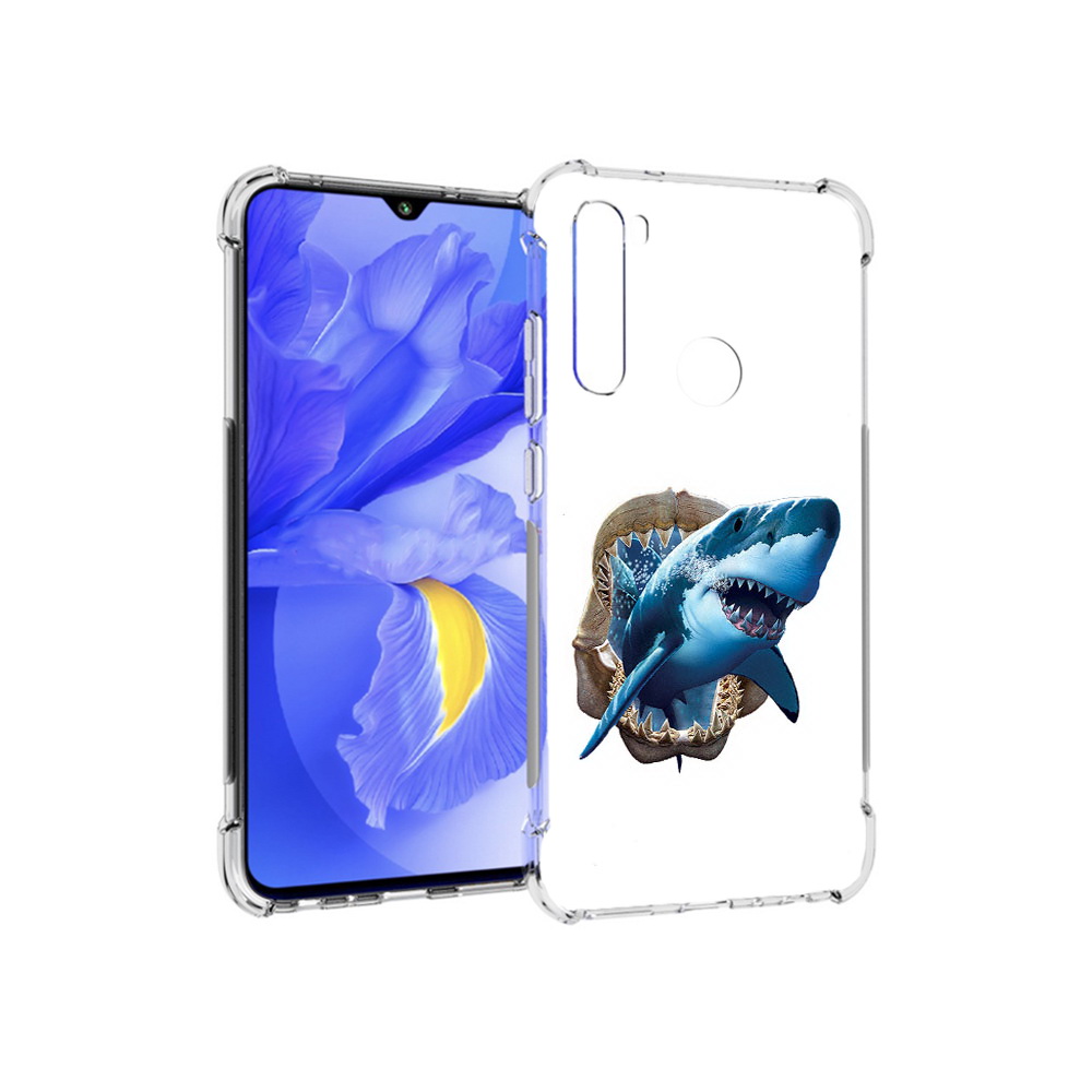 

Чехол MyPads Tocco для Xiaomi Redmi Note 8T челюсти (PT140720.278.675), Прозрачный, Tocco